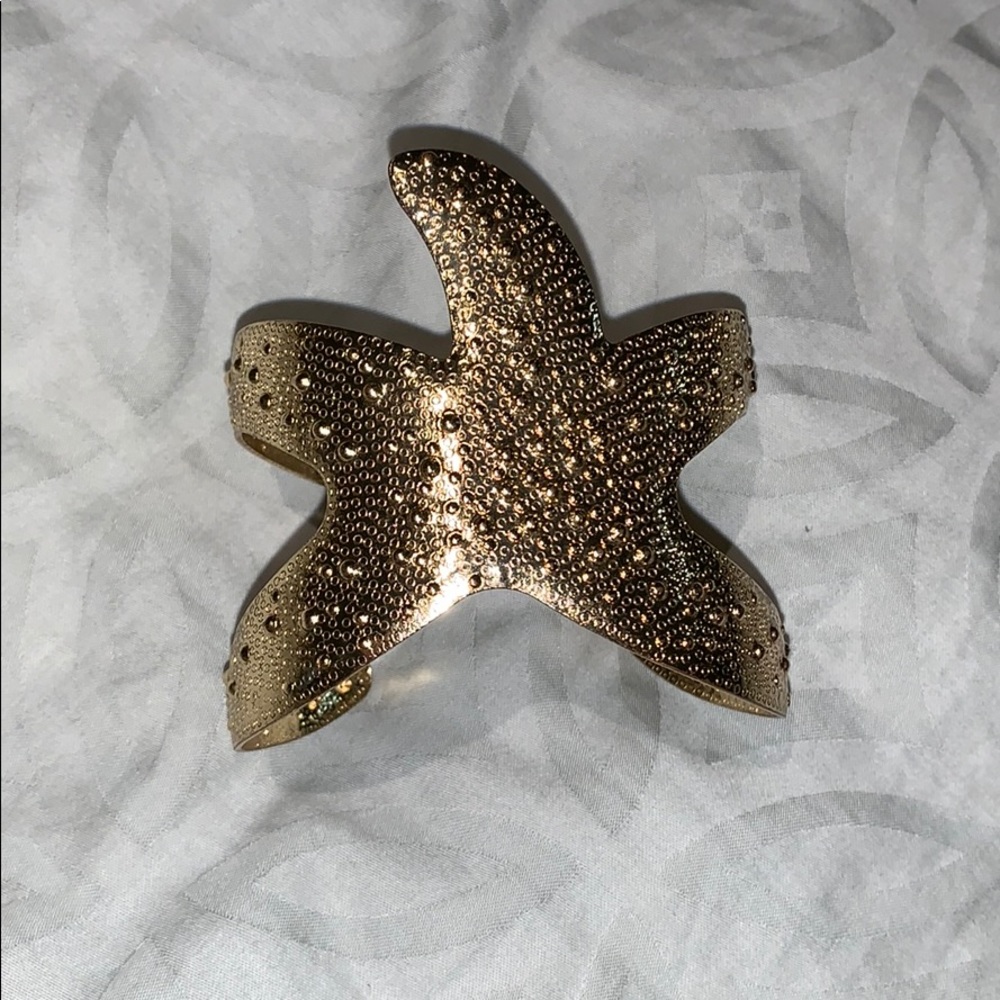 Gold Lilly Pulitzer Starfish Cuff